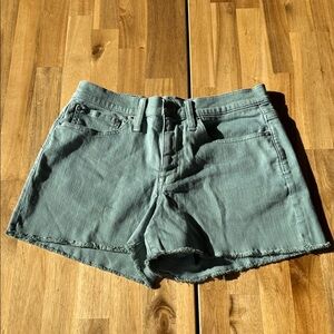 J. Crew Green Jean Shorts for Women